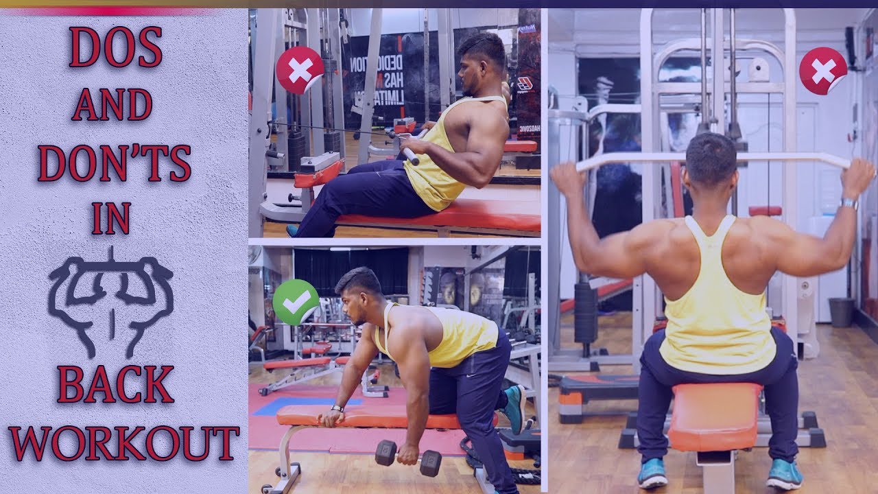 Mr.Asia Explains Do's and Don'ts in Back Workout | Gym | Work out | Weight Loss | Six pack |