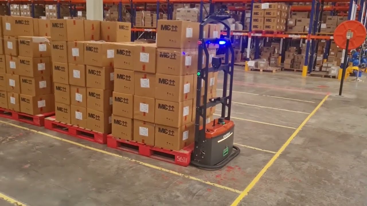 IZAR Pallet Handler Autonomous Mobile Robot (AMR) - NIDO Automation