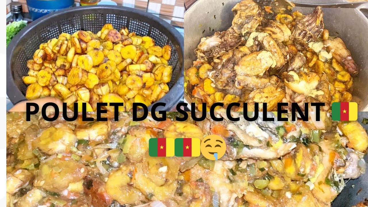 Recette Poulet DG Camerounais 🇨🇲 | Plantains Dorés et beaucoups d’obstacles 🥳🥳🥳