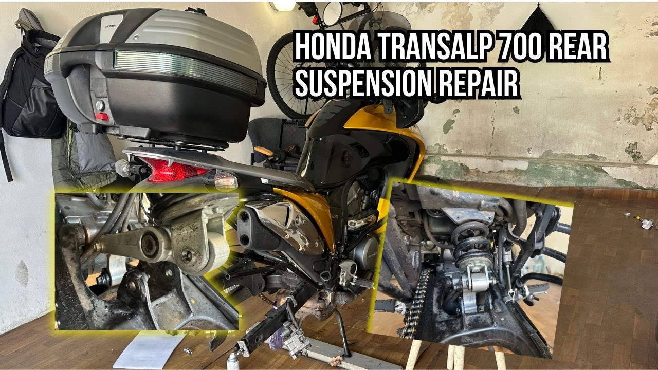 Honda Transalp 700 Rear Suspension Repair – Step-by-Step Guide!
