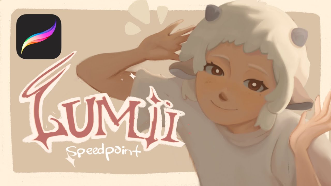 💗ྀ Lumii char Sheet .𖥔 artsona design !!【 Procreate Speedpaint 】
