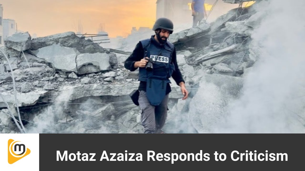 Motaz Azaiza Responds to Criticism #israelpalestineconflict