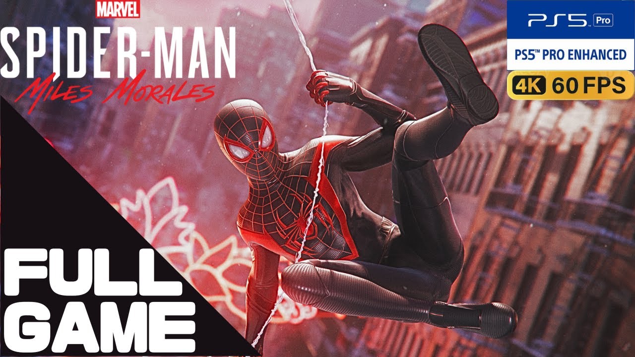 Marvel's Spider-Man: Miles Morales Full Walkthrough Gameplay – PS5 Pro 4K 60fps No Commentary