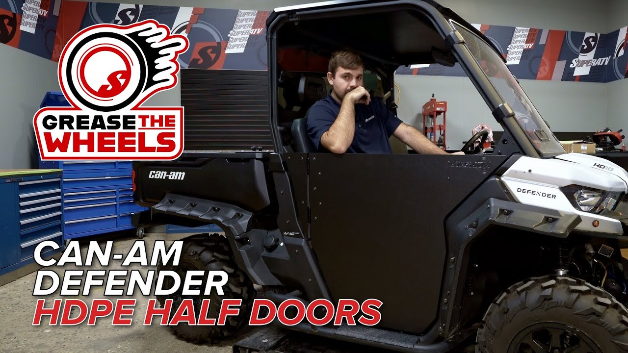 How to Install SuperATV's HDPE Half Doors on the Can-Am Defender