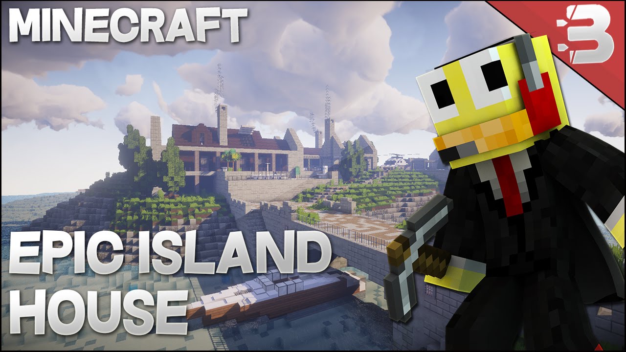 Minecraft Inspiration Series w/ Keralis | Epic Island House Barn Conversion + Light House