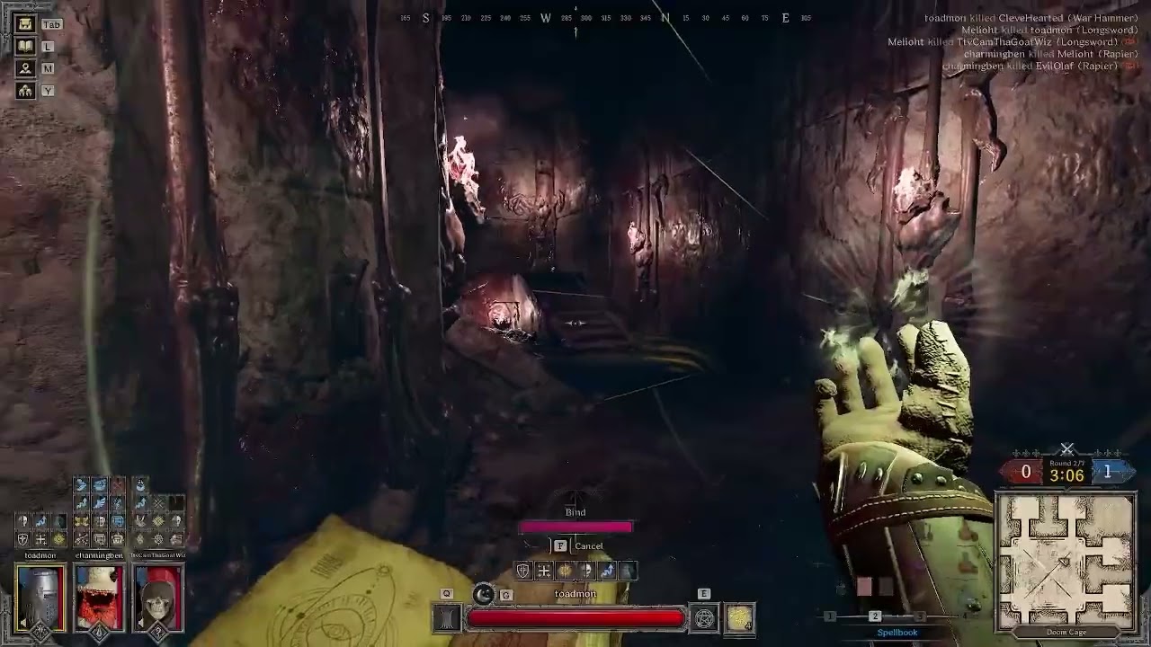 Dark and Darker Arenas-Bind is great with judgement