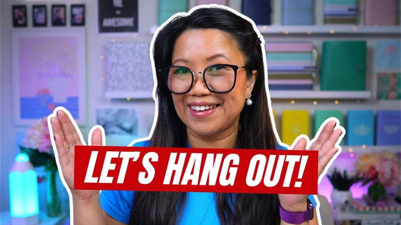 🔴  Chill Hangout & Planner Swap | Calligraphy, Handwriting & New Nails!