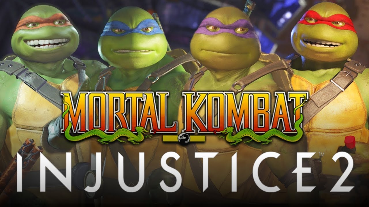 Injustice 2: ALL Ninja Turtles VS Mortal Kombat Characters 