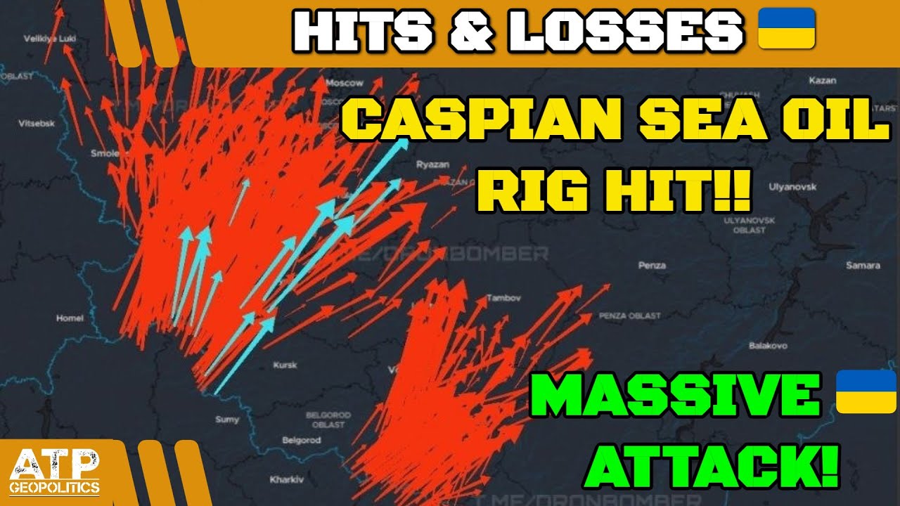 HUGE Ukr Drone Attack, Caspian Oil Rig & Tanker Hit | Ukraine War Update (20251211): Overnight News