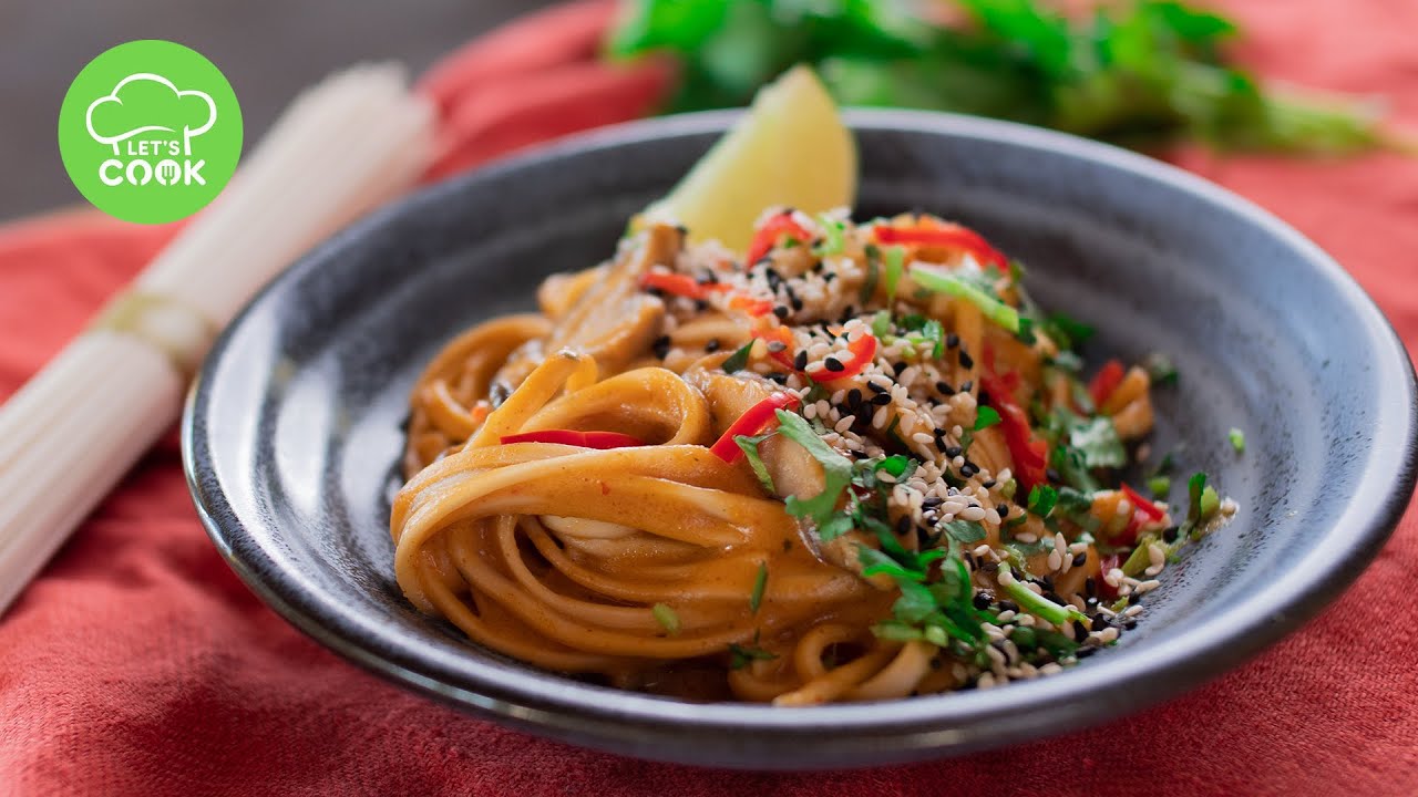 Ramen Nudeln mit Erdnuss-Soße | Einfaches Rezept
