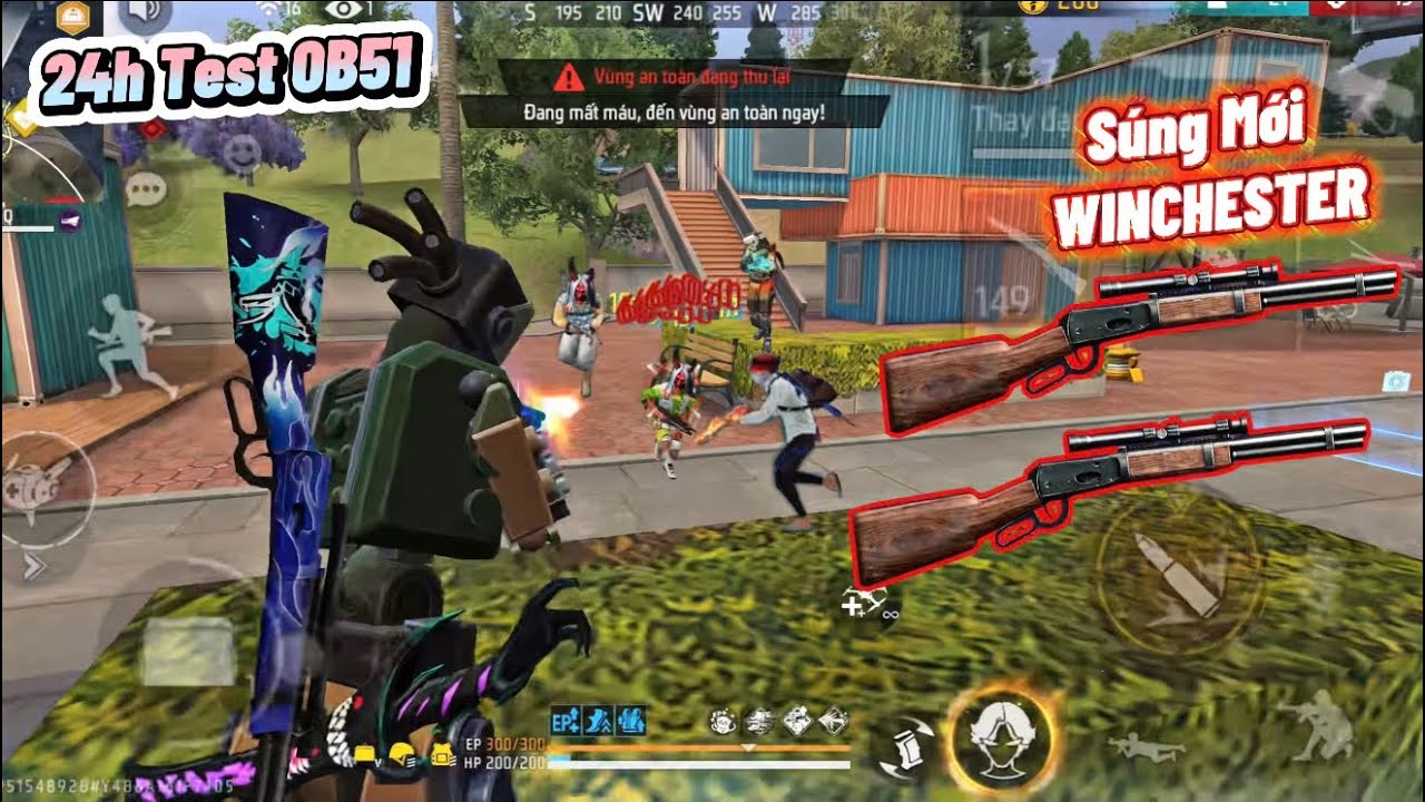 [Free Fire] Cả Ng&agrave;y Test &ldquo;WINCHESTER&rdquo; S&uacute;ng Mới OB51 !