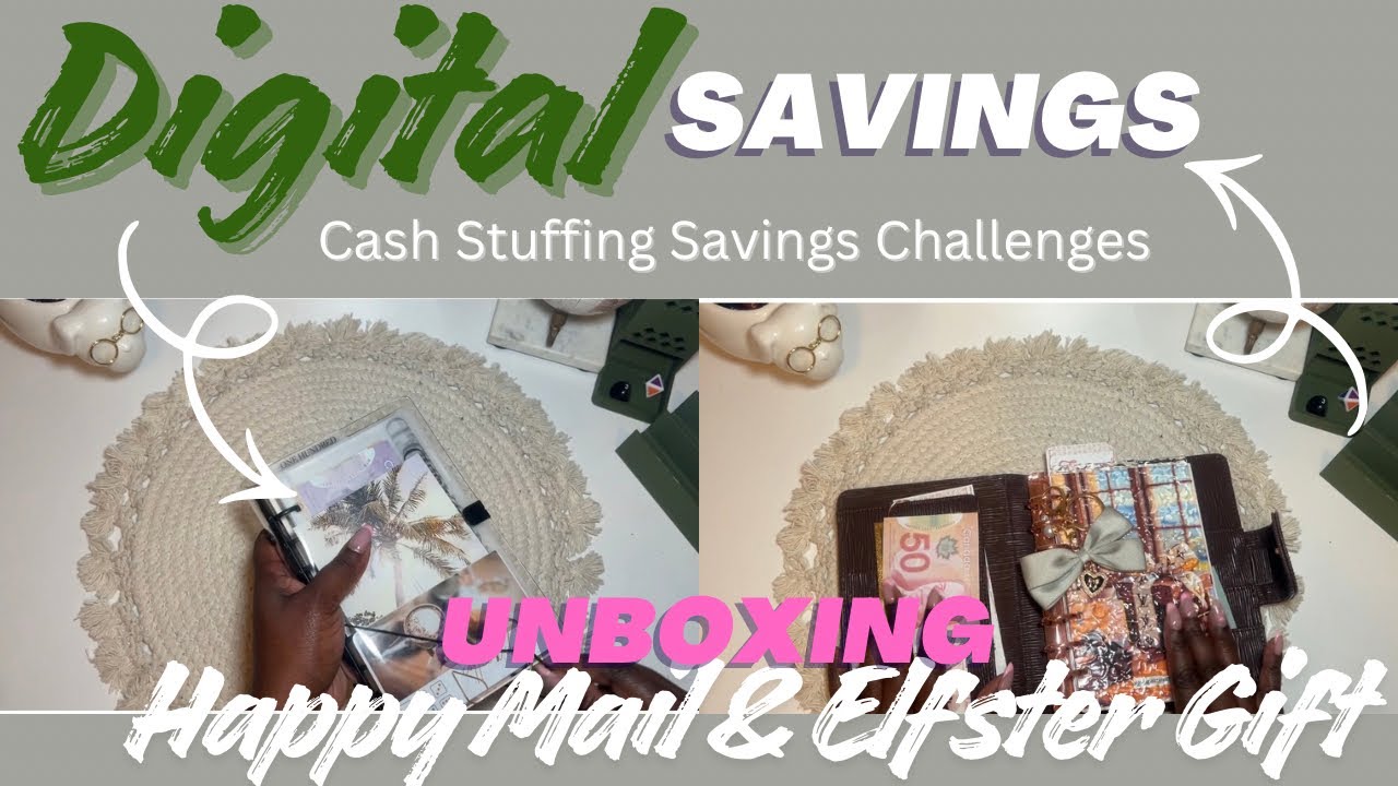 CASH STUFFING Digital savings | Elfster Gift | Happy Mail 