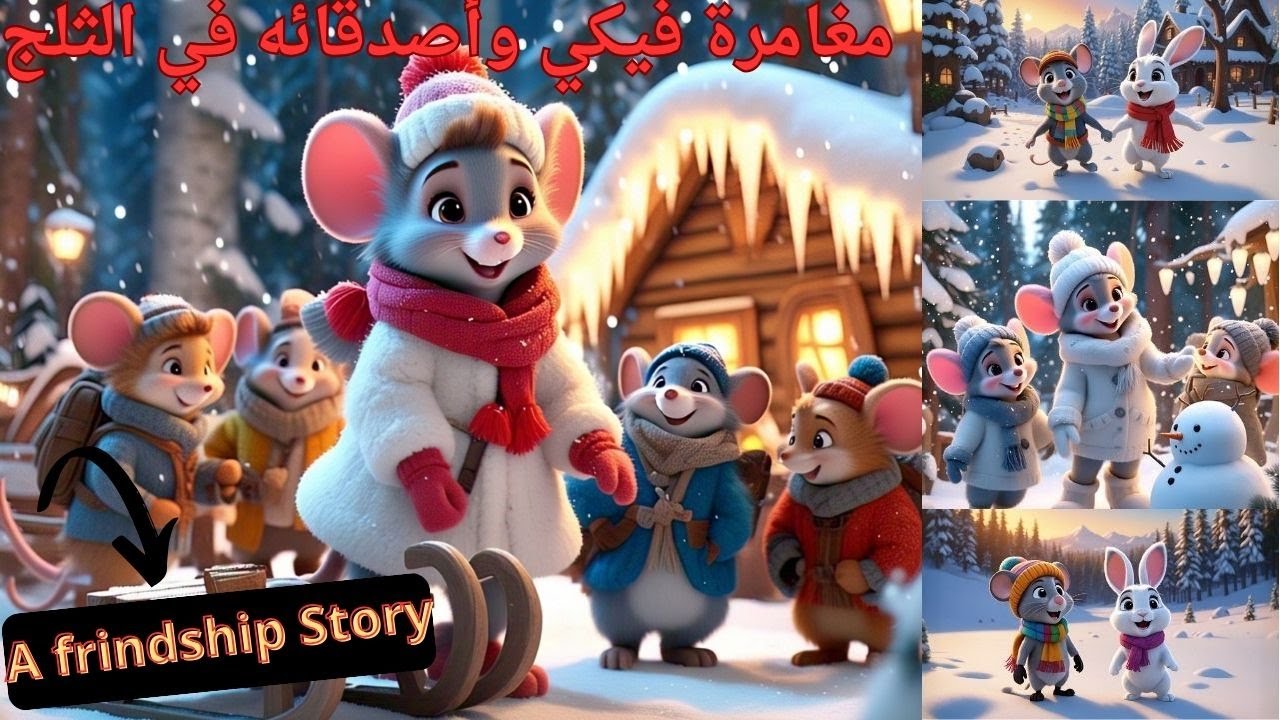 أصدقاء فيكي في عالم الثلج: مغامرة لا تُنسى l ضحك ومغامرات لا تنتهي! #storiesforkids# kids fun world