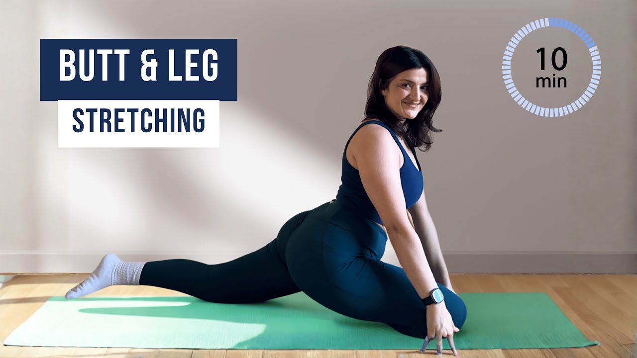 LEG DAY STRETCHING EXERCISES | Reduce Leg & Butt Soreness | 10 MIN Post-Workout Stretch Routine