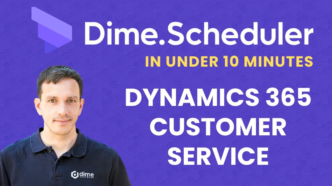 Planning service cases with Dime.Scheduler and Microsoft Dynamics 365 Customer Service