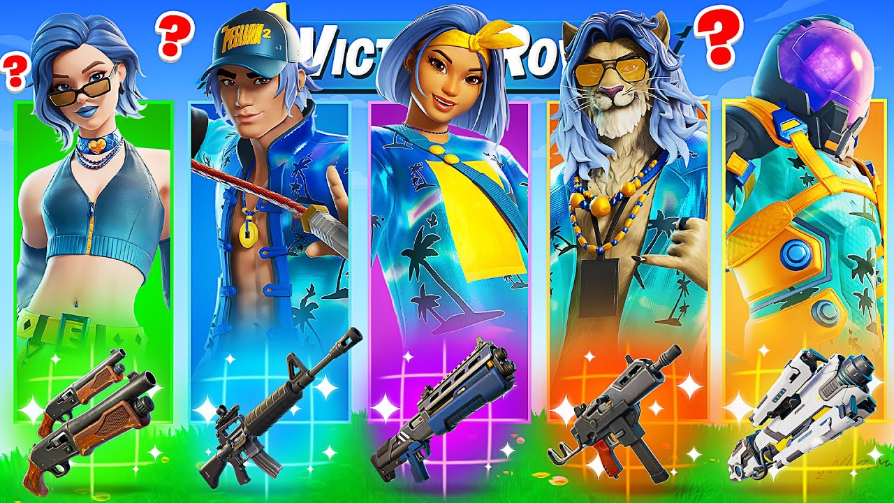 The *RANDOM* PALM PARADISE BOSS Challenge in Fortnite!