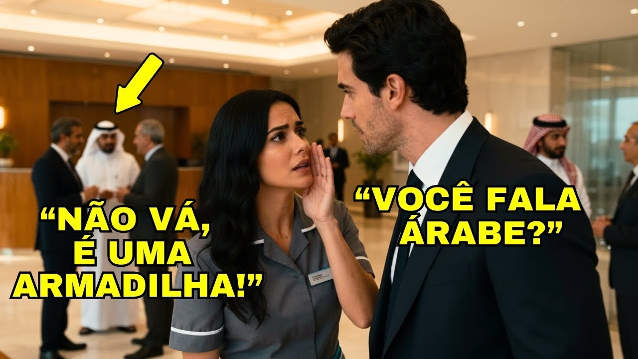 Eles falavam árabe achando que ninguém entendia… até a faxineira agir e mudar tudo