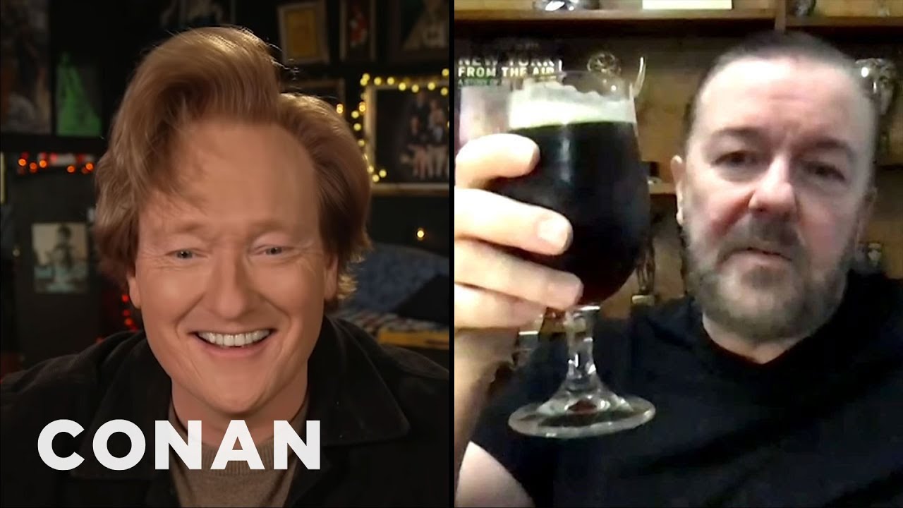 Ricky Gervais Treats His Body Like An Old Car | CONAN on TBS