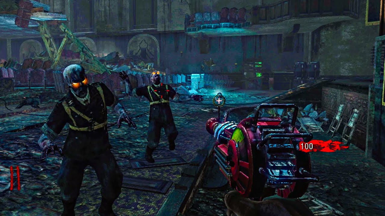 BLACK OPS ZOMBIES: KINO DER TOTEN GAMEPLAY! (NO COMMENTARY)