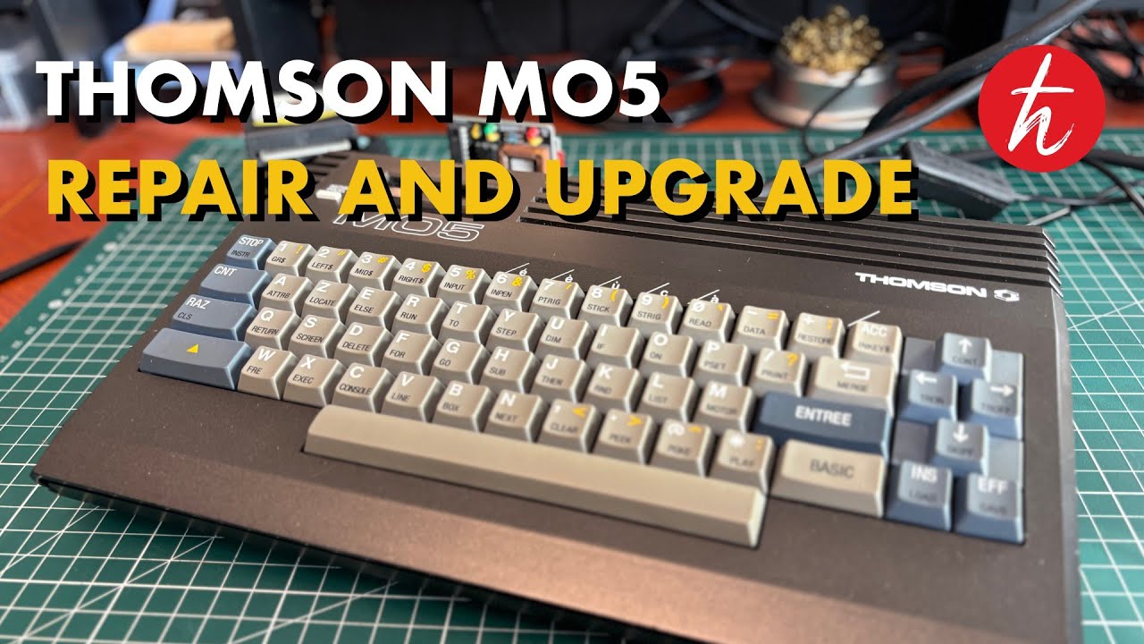 Thomson MO5 restoration and upgrade