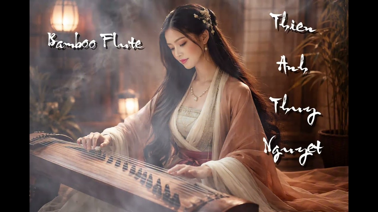THIỀN ẢNH THUỶ NGUYỆT | Sáo Trúc & Đàn Tranh Không Lời | Nhạc Thiền Tĩnh Tâm Ngủ Sâu
