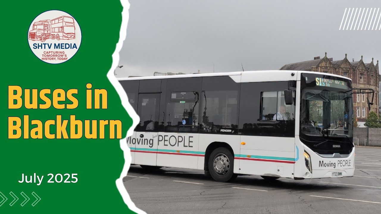 🚍 Blackburn Buses in Action | Late Morning Spotting – 18 July 2025
