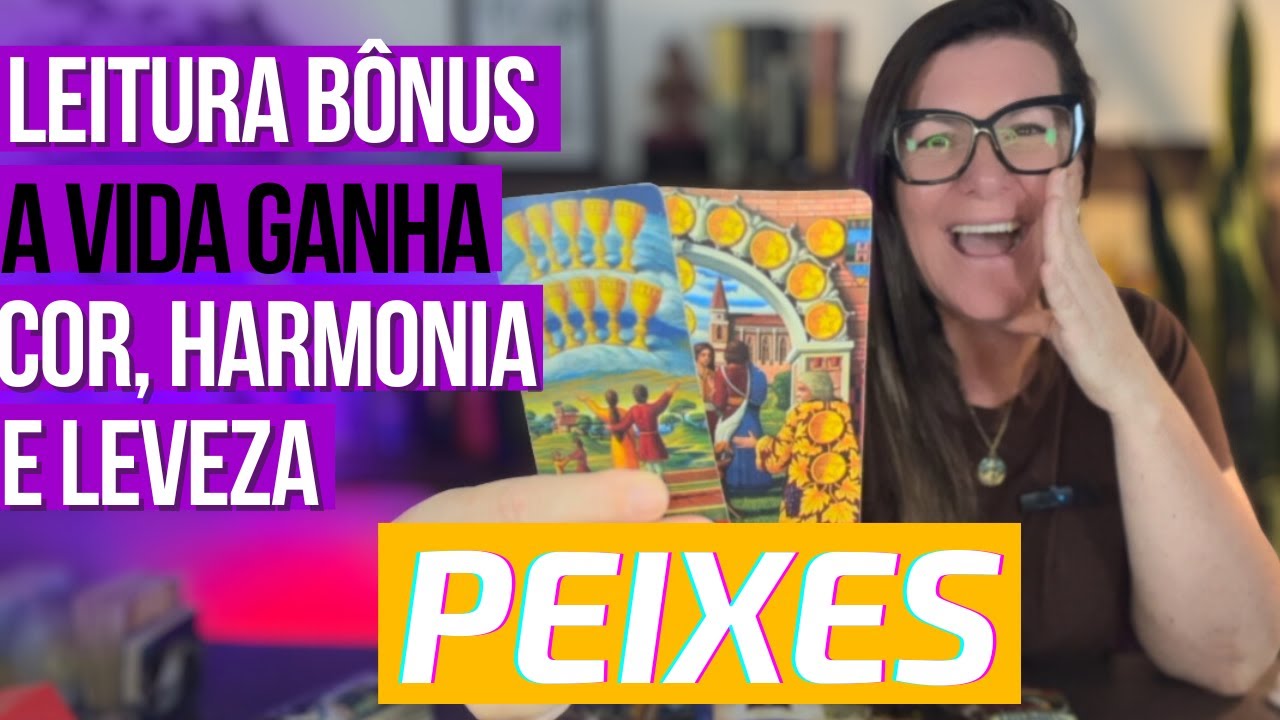 PEIXES🎁LEITURA BÔNUS✨AS ORIENTAÇÕES CERTAS CLAREIAM A ESCOLHA E ABREM CAMINHOS MAIS HARMONIOSOS