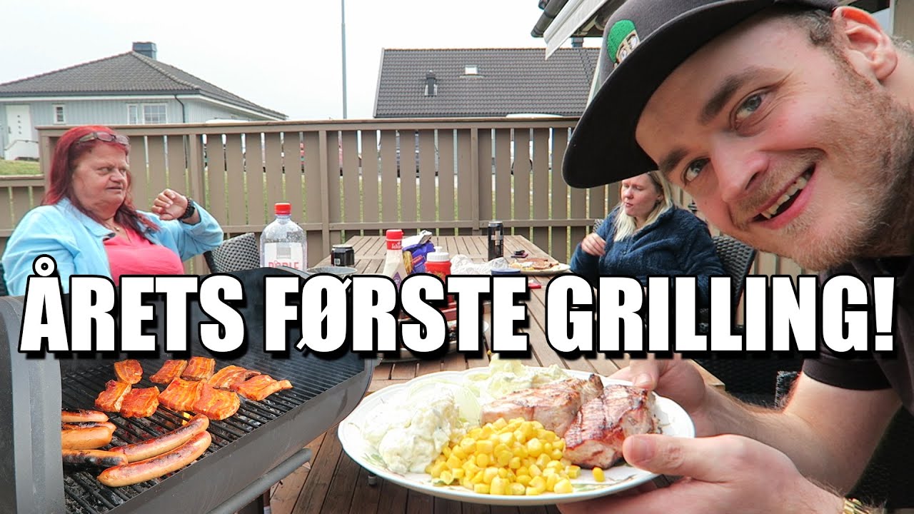 ÅRETS FØRSTE GRILLING!
