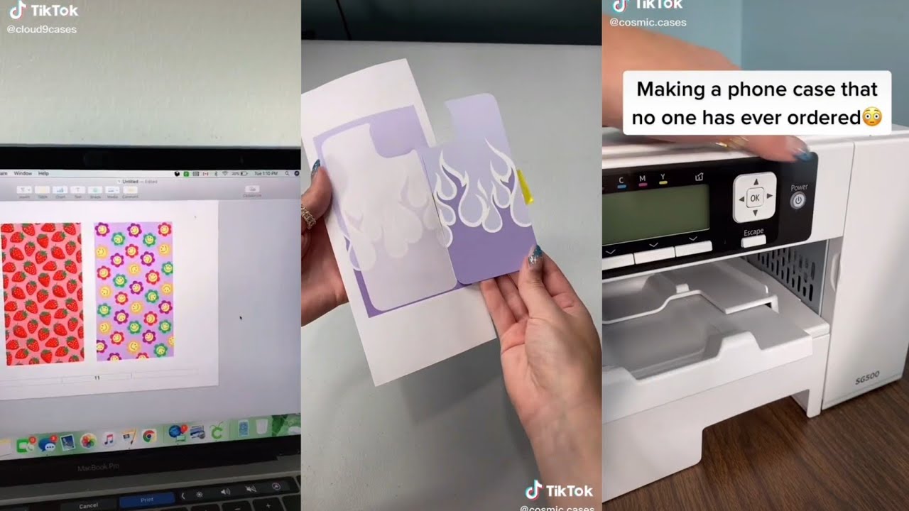 Phone Case Small Business -Tik tok Compilation