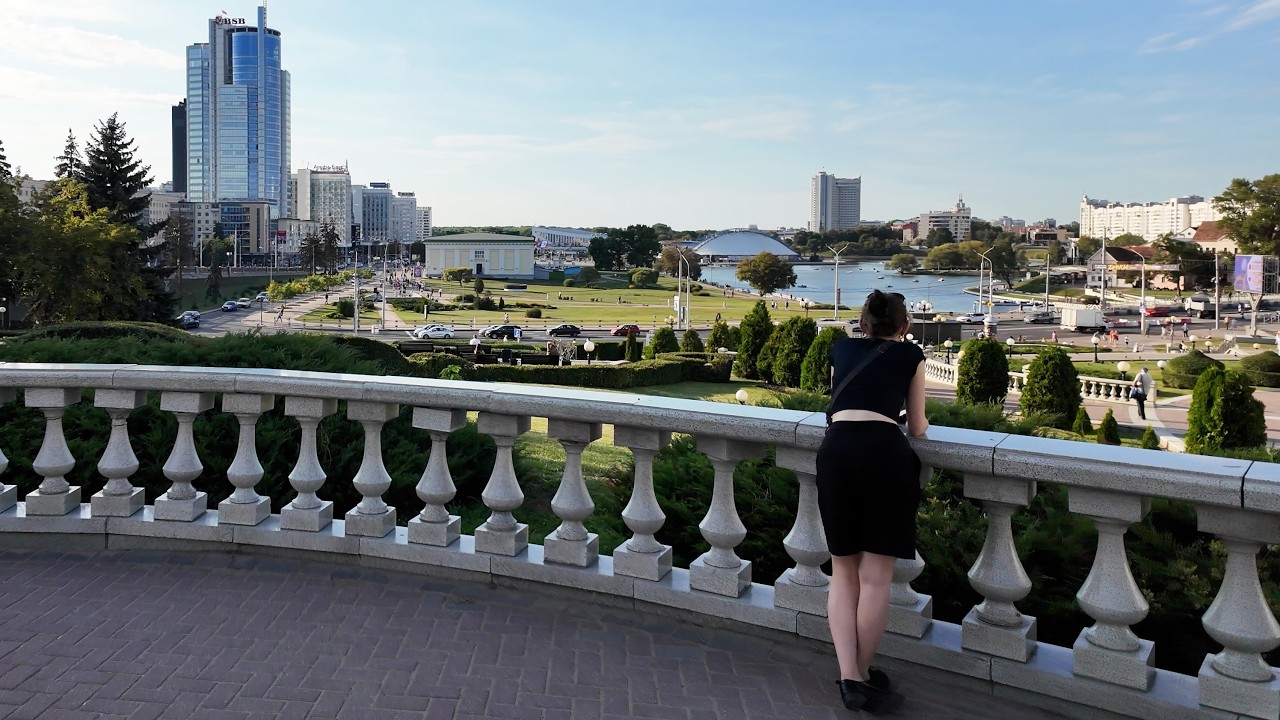 Прогулка по улицам Минска, Беларусь (POV Walk)