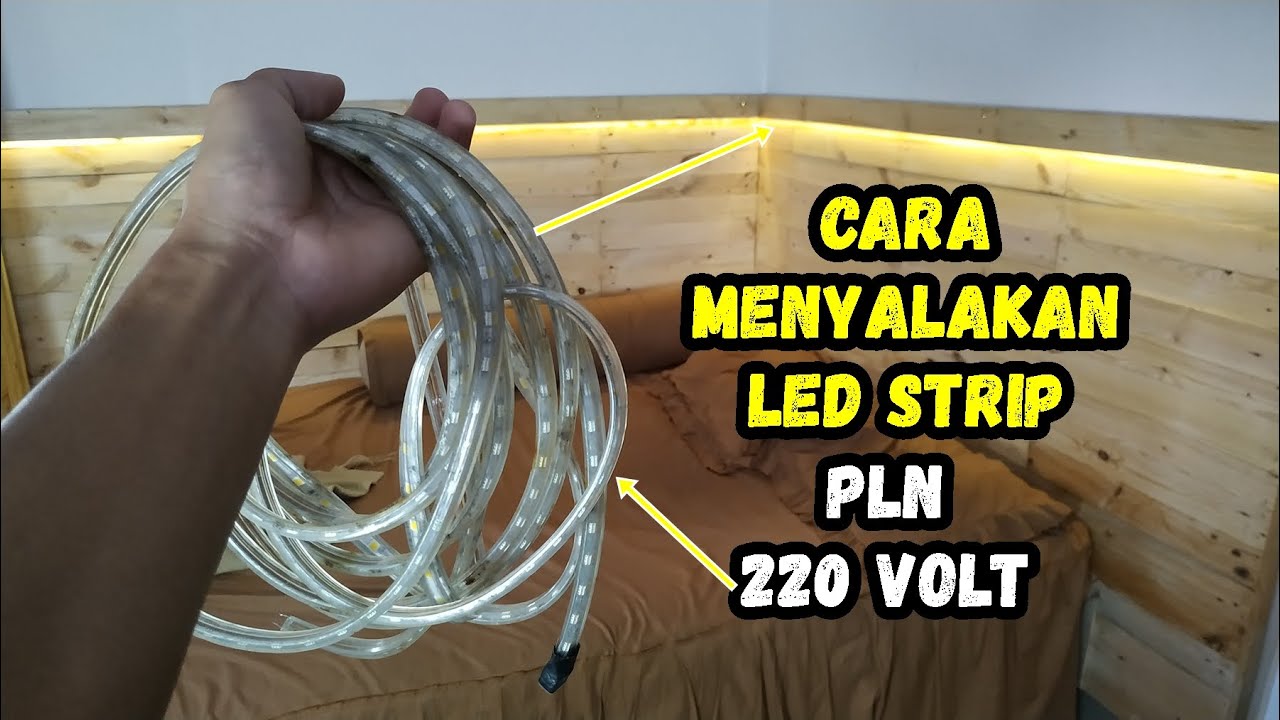 Tutorial Membuat Adaptor untuk Lampu Led Strip PLN 220 Volt