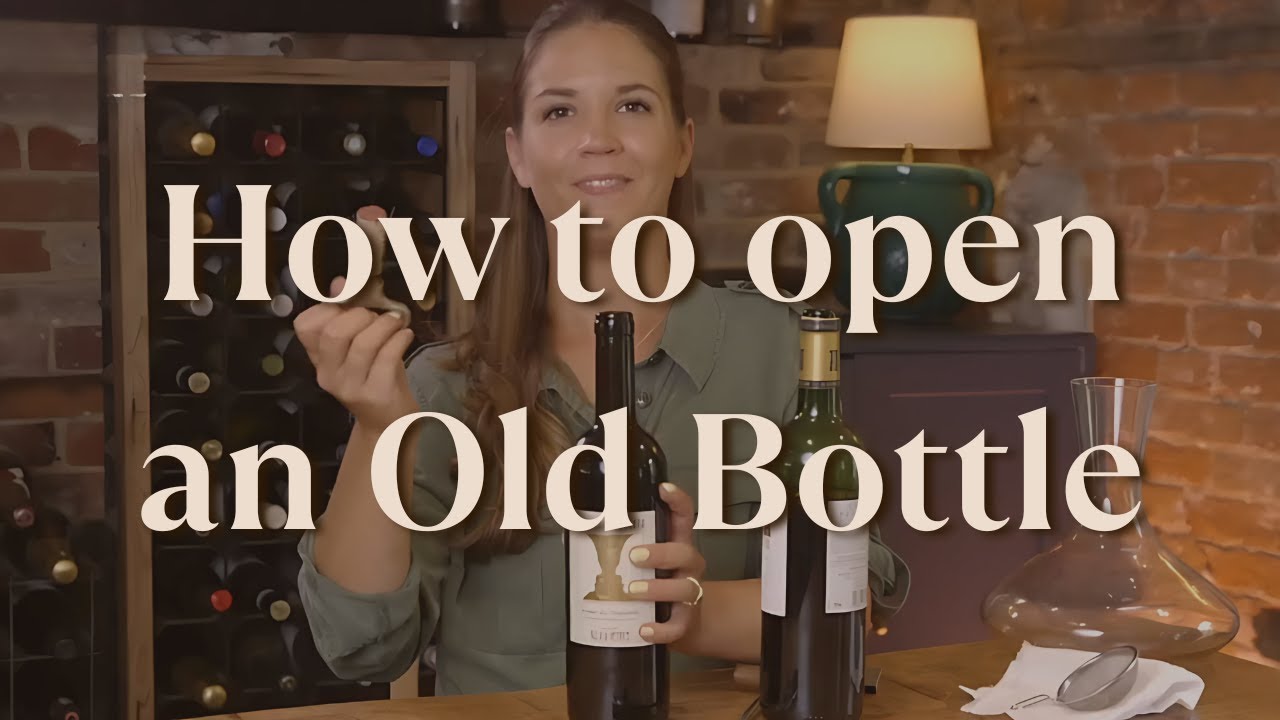 Как открыть старое вино, не сломав пробку | Как пользоваться винным ключом (Butler's Thief)