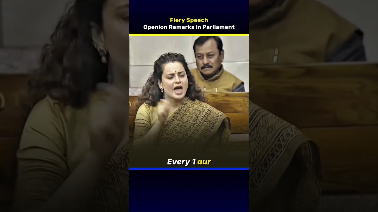Kangana Ranaut's Opening Remarks in Parliament | Fiery Speech | Direct News