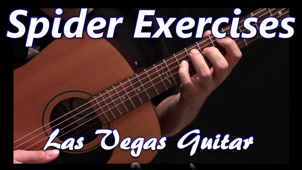 Упражнения Guitar Spider для развития ловкости пальцев