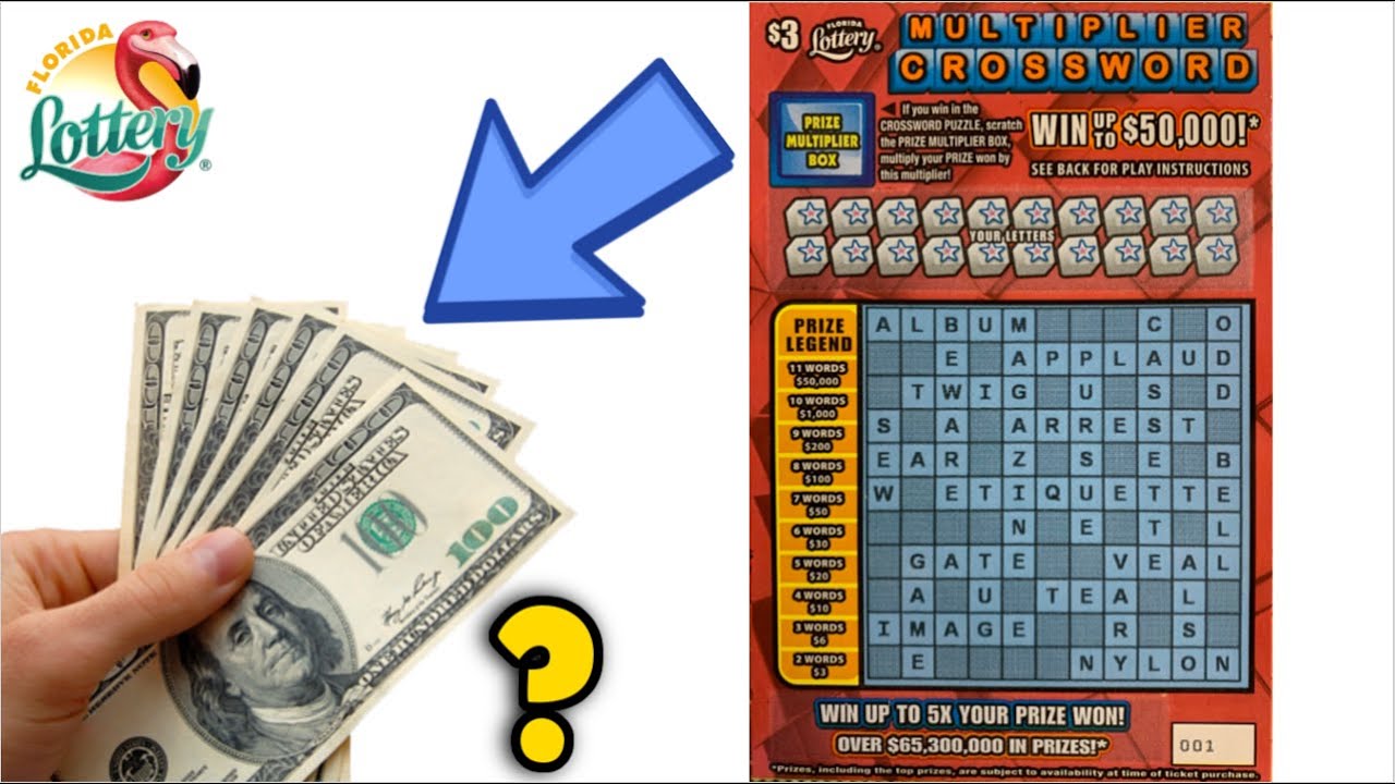 10 SCRATCH OFF TICKETS IN A ROW - 50K PRIZE MULTIPLIER CROSSWORD