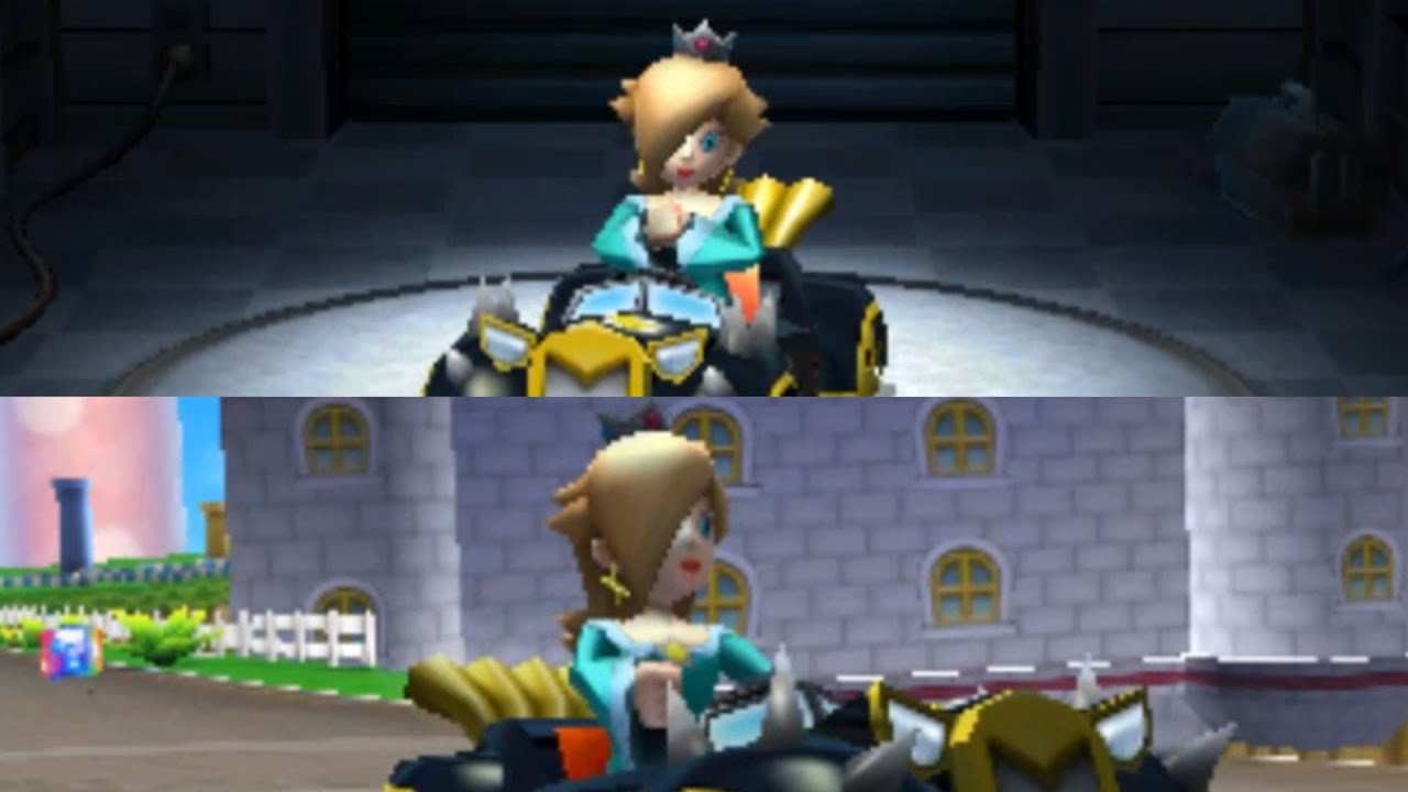 Mario Kart 7 - Rosalina gameplay (Flower Cup/100cc)