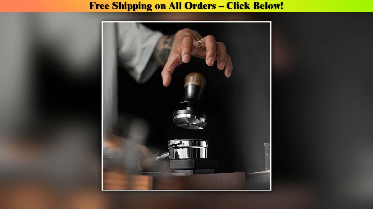 MHW-3BOMBER 30lb Constant Pressure Coffee Tamper 51mm 53mm 58mm Espresso Flat