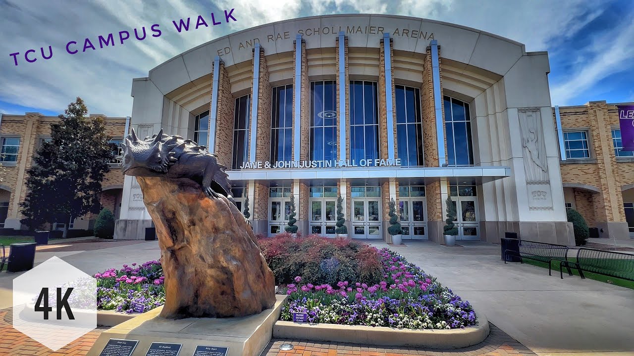 Walking around Texas Christian University