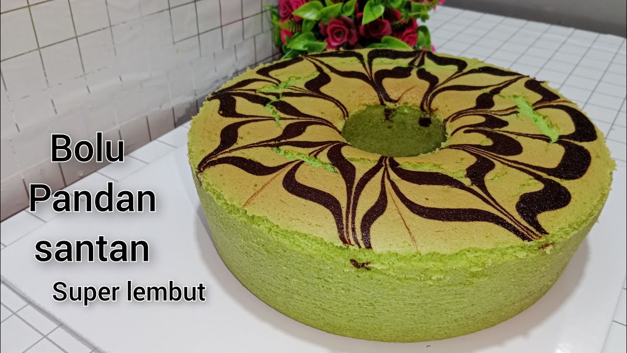 Bolu Pandan santan super lembut