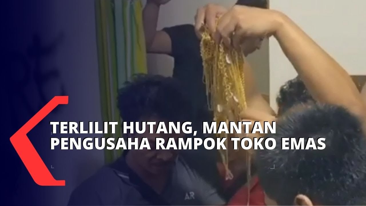 Perampok Toko Emas di Jakbar Ternyata Mantan Pengusaha Hiburan Malam