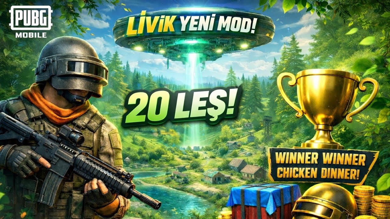 YENİ MOD'DA 20 LEŞ - PUBG MOBİLE 
