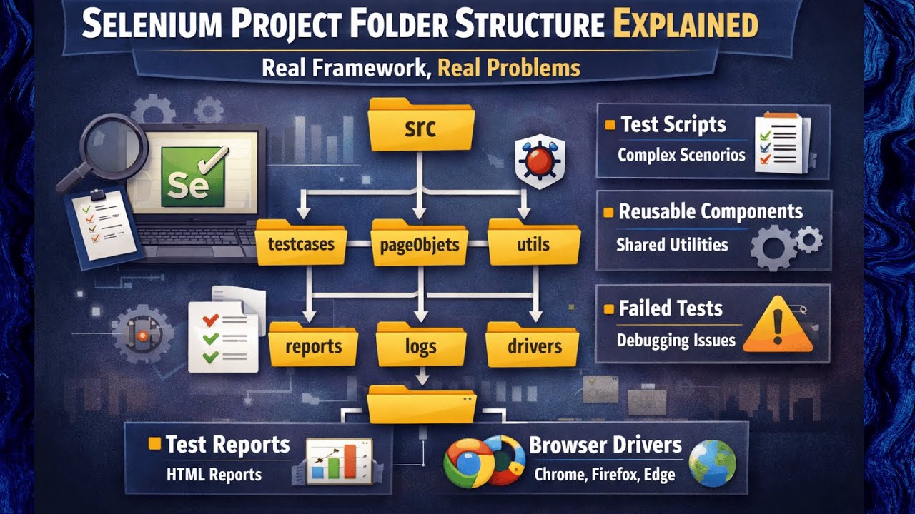 Your Selenium Framework Is Messy &mdash; Here&rsquo;s the Real Folder Structure