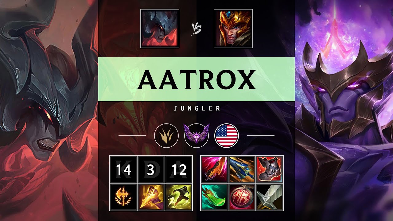 Aatrox Jungle vs Jarvan IV - NA Master Patch 25.20