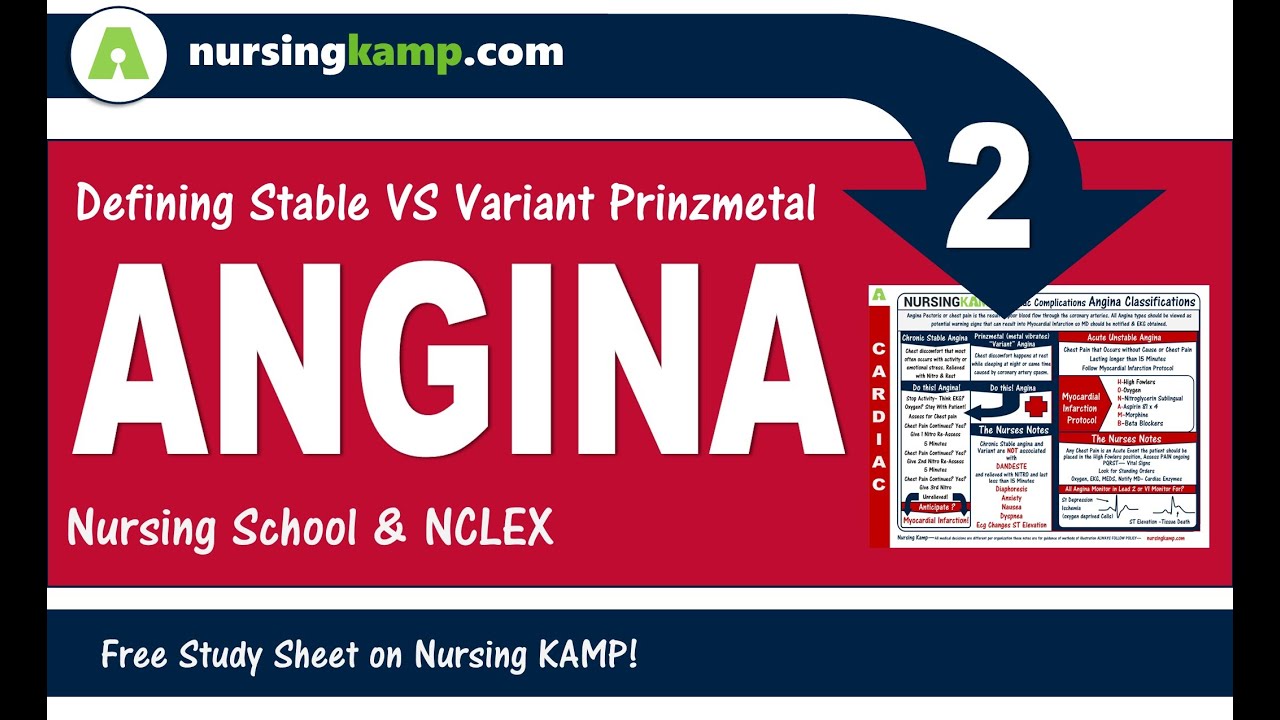 Stable angina variant prinzmetal angina nursing kamp 2020