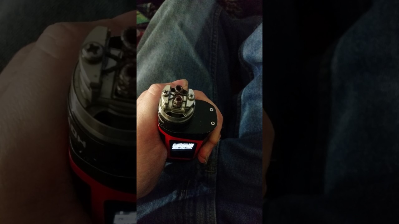 Vertical coil build I'm working on for the Pharoah hybrid dripper