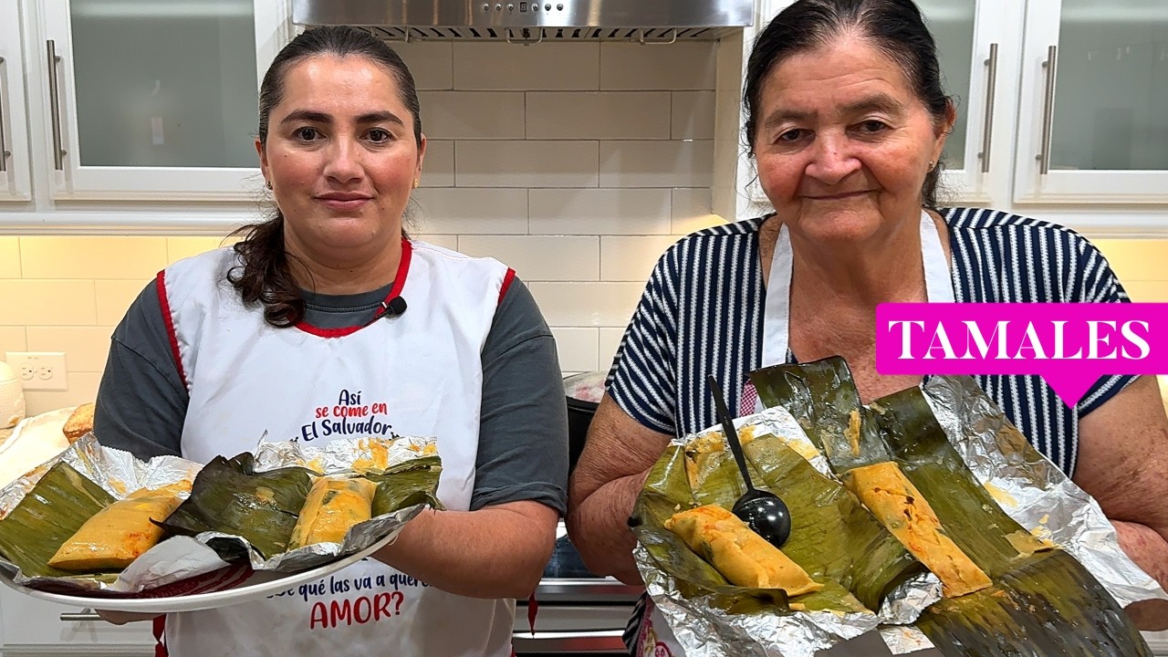 Haz tamales de pollo salvadoreños  de la **MANERA MAS FACIL** 😱🤫