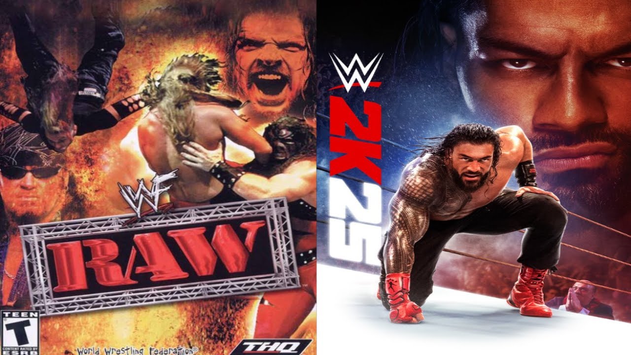 WWF RAW VS WWE 2K25 Entrance Comparison
