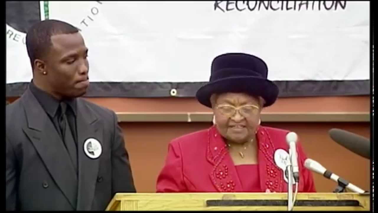 Mamie Till Speaks of Forgiveness #BLACKLIVESMATTER (Last Public Appearance Before Passing)