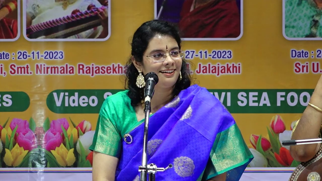VISAKHA MUSIC ACADEMY - 54th Annual Festival of Music & Dance - Ft. Smt. Amrutha Venkatesh