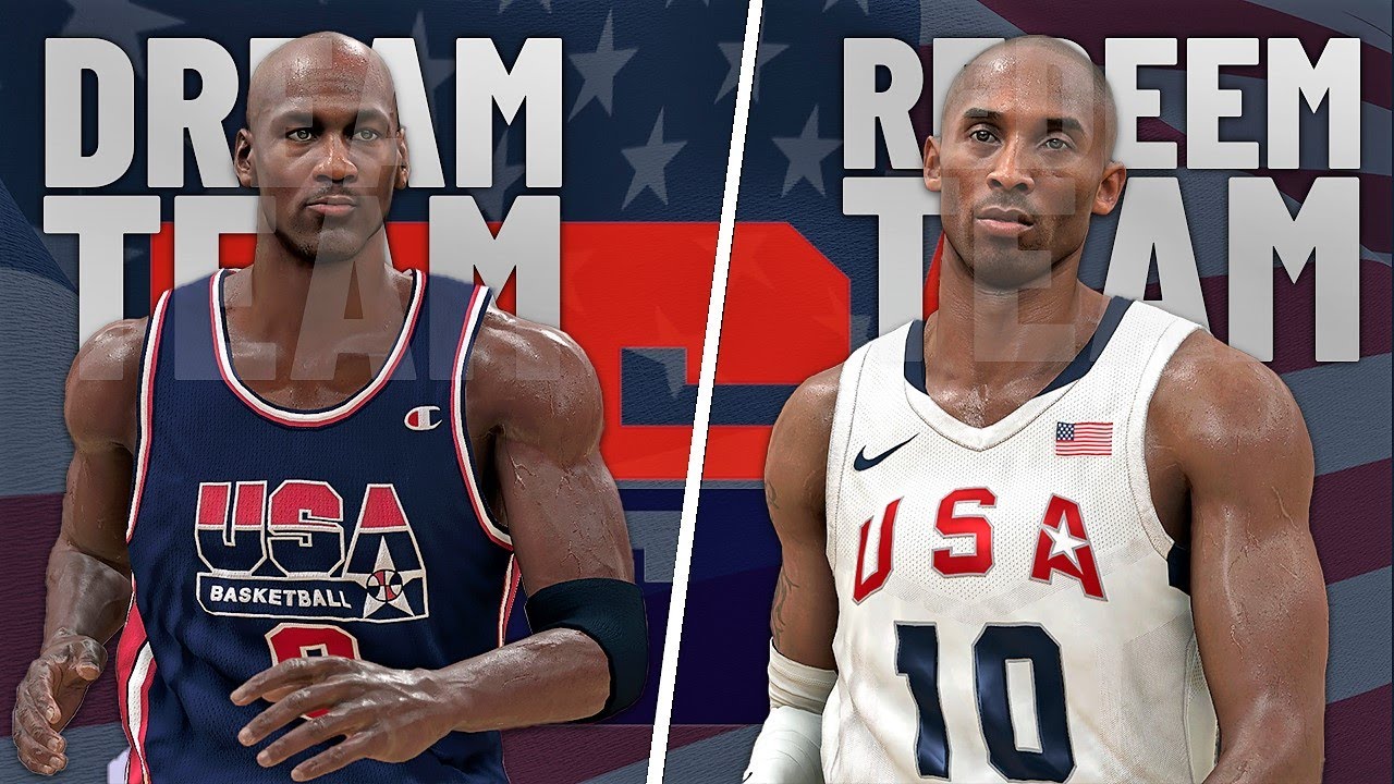 Who's the better team? 92 DREAM TEAM vs 08 REDEEM TEAM | Ultra Modded NBA 2K Realistic Gameplay